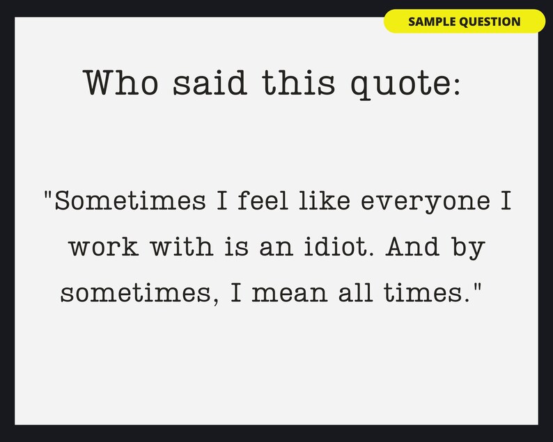 The Office Printable Trivia Game 4 Rounds and 60 Questions. Etsy