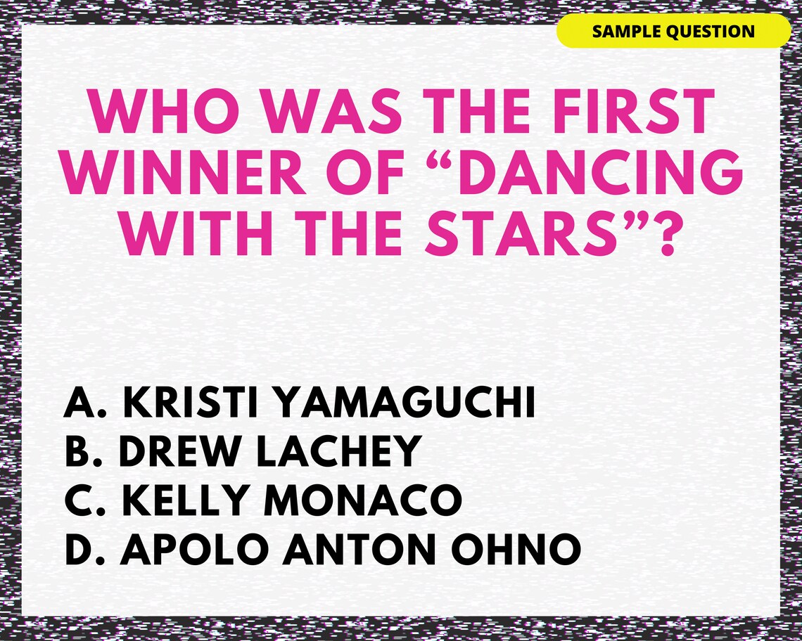 TV TRIVIA Printable Game 6 Rounds &amp; 60 Questions to Test Your ...