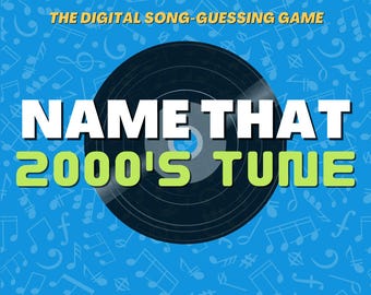 NAME THAT 2000’S TUNE Digital Trivia Game | 5 Rounds & 50 Songs | Instant Download | 2000’s Music Quiz | PowerPoint Game