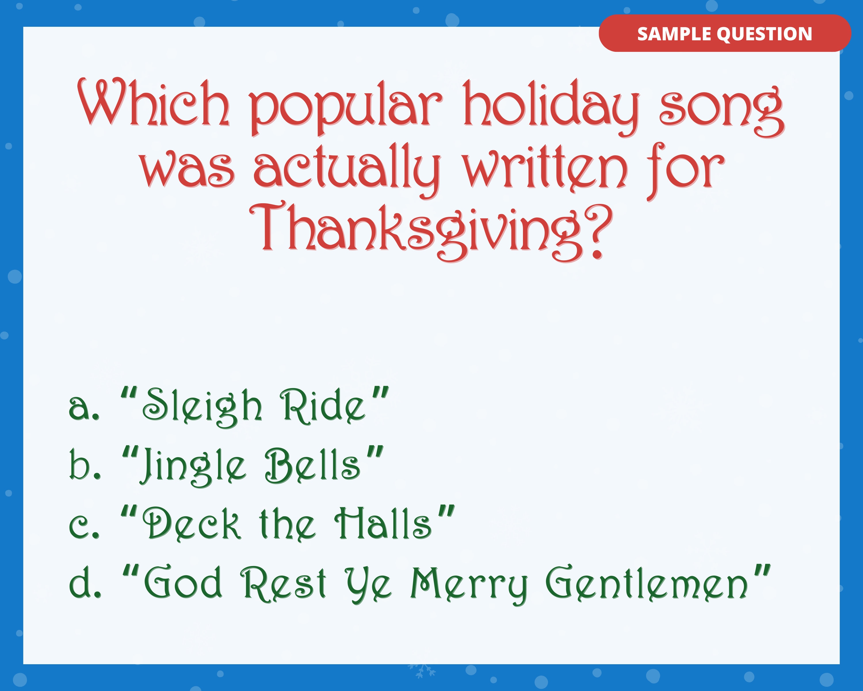 HOLIDAY TRIVIA Printable Game | Instant Download | 5 Rounds &amp; 50 ...
