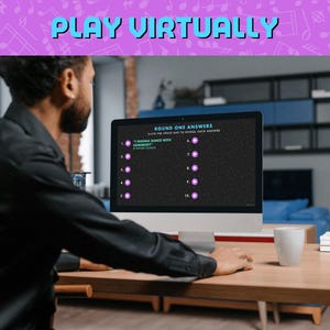 NAME THAT 80’s TUNE Digital Trivia Game | 5 Rounds & 50 Songs | Instant Download | 80’s Music Quiz | PowerPoint Game image 5