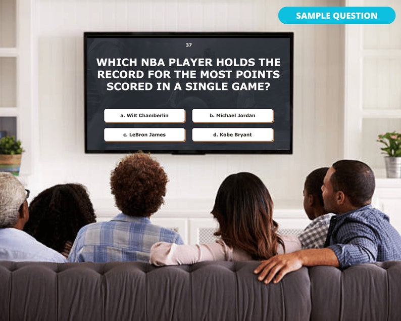 Points Trivia Sports Trivia Powerpoint Game: 6 Rounds, 60 Questions (digital Download ...
