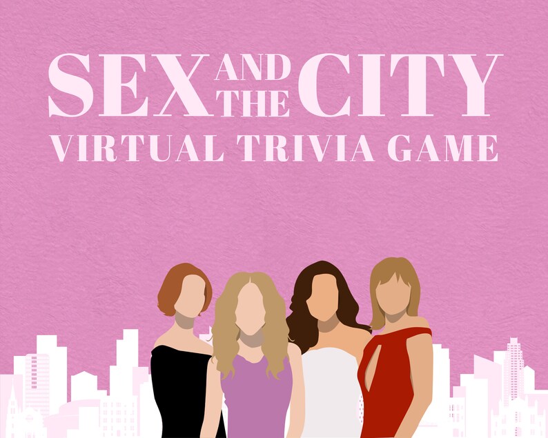 Sex and the City Virtual Trivia Game Grab your friends a Etsy