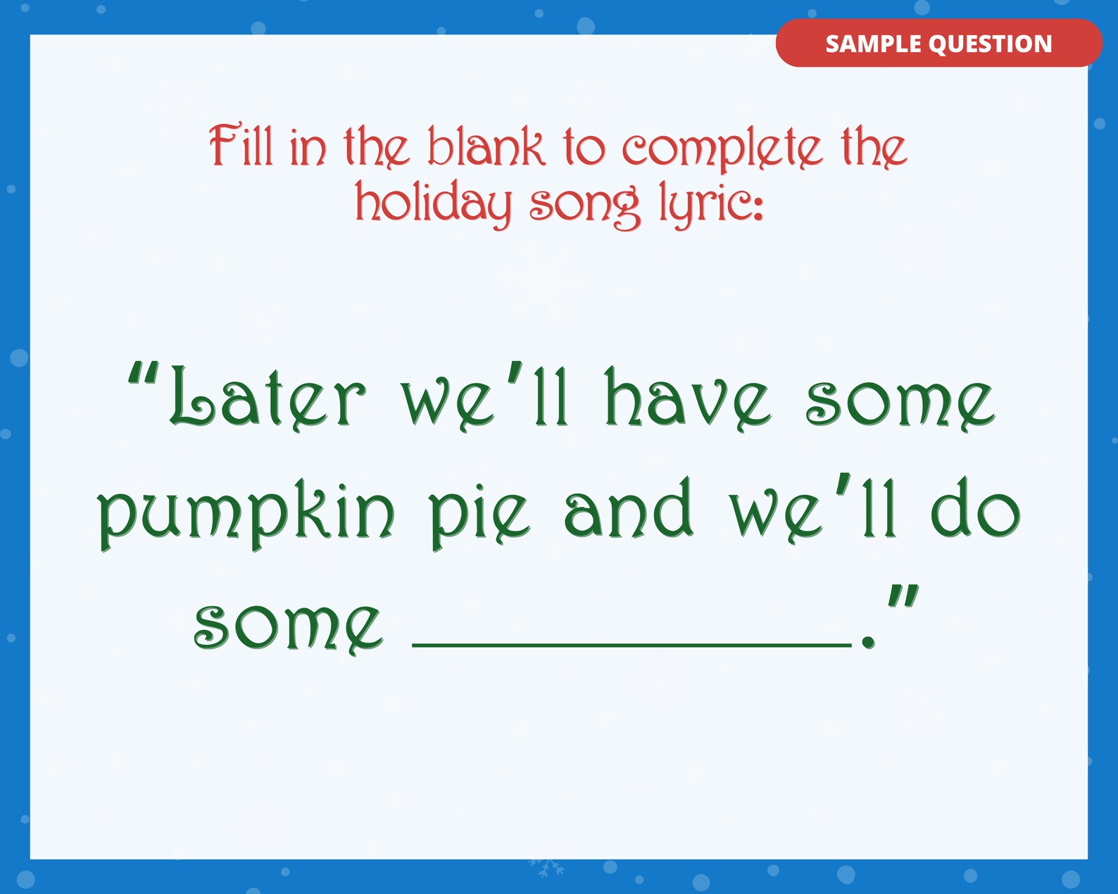 HOLIDAY TRIVIA Printable Game | Instant Download | 5 Rounds &amp; 50 ...