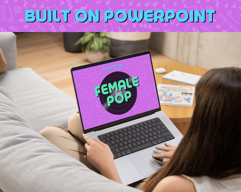 NAME THAT 80’s TUNE Digital Trivia Game | 5 Rounds & 50 Songs | Instant Download | 80’s Music Quiz | PowerPoint Game image 7