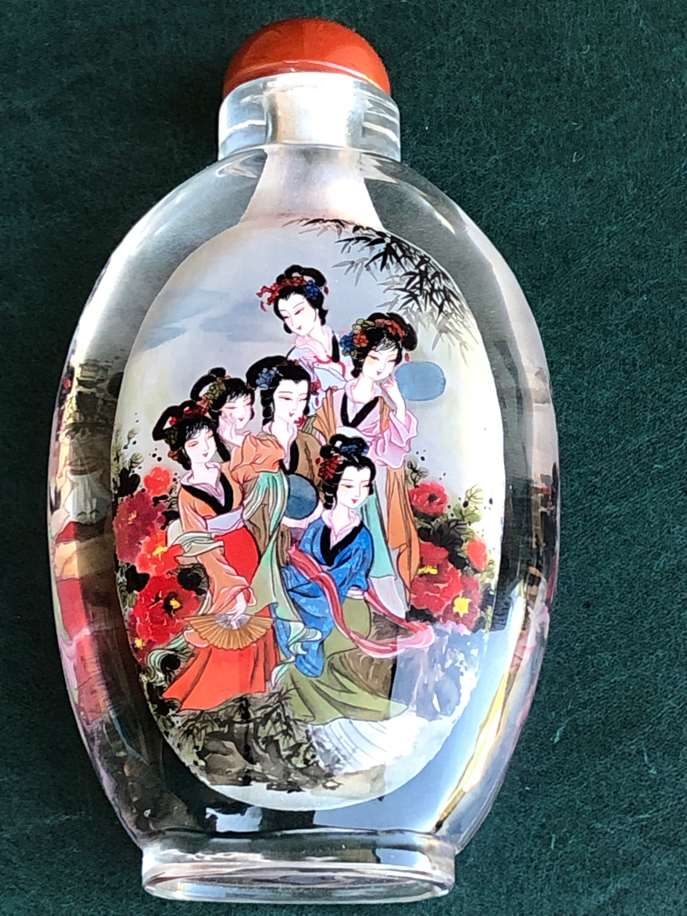 Lot Of 2 vintage snuff bottles Etsy