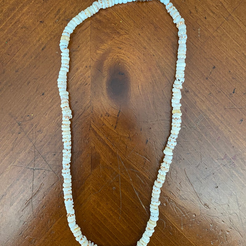Puka Shell + Turquoise Necklace main image 0