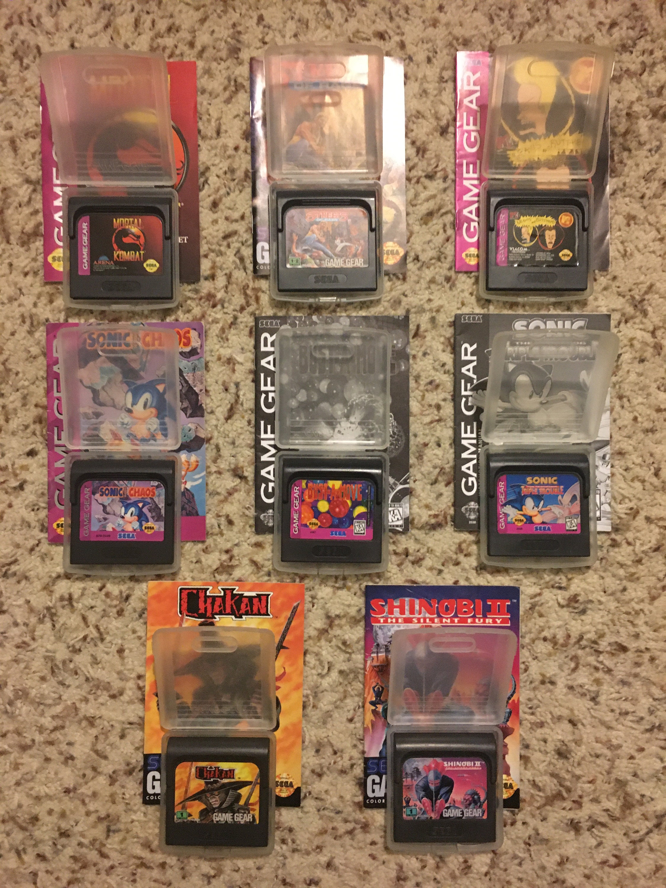 Sega Game Gear Video Games W Manuals And Oem Clear Cases Etsy Sega Game Gear Video Games W Manuals And Oem Clear Cases Etsy