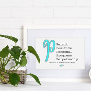 Permit V2 Mindfulness Mantra Afirmação Cartão Citação Positiva Autoestima Confiança Autocuidado Terapia Decoração de Escritório Amor Próprio TCC