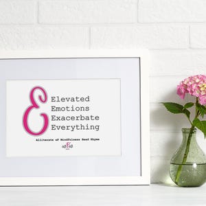 Exacerbate V2 Mindfulness Mantra Afirmação Cartão Citação Positiva Autoestima Confiança Autocuidado Terapia Decoração de Escritório Amor Próprio TCC