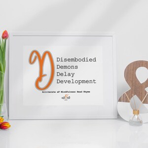 Delay V2 Mindfulness Mantra Afirmação Cartão Citação Positiva Autoestima Confiança Autocuidado Terapia Decoração de Escritório Amor Próprio TCC