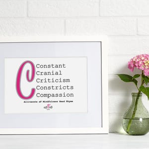 Constricts V2 Mindfulness Mantra Afirmação Cartão Citação Positiva Autoestima Confiança Autocuidado Terapia Decoração de Escritório Amor Próprio TCC