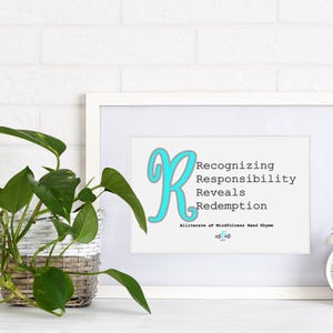 Revela V2 Mindfulness Mantra Afirmação Cartão Citação Positiva Autoestima Confiança Autocuidado Terapia Decoração de Escritório Amor Próprio TCC