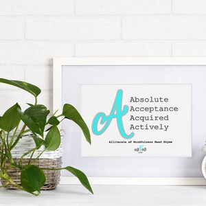 Adquirido V2 Mindfulness Mantra Afirmação Cartão Citação Positiva Autoestima Confiança Autocuidado Terapia Decoração de Escritório Amor Próprio TCC