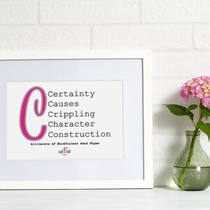Causas V2 Mindfulness Mantra Afirmação Cartão Citação Positiva Autoestima Confiança Autocuidado Terapia Decoração de Escritório Amor Próprio TCC