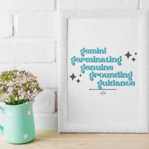 Germinando V1 Mindfulness Mantra Afirmação Cartão Citação Positiva Autoestima Confiança Autocuidado Terapia Decoração de Escritório Amor Próprio TCC