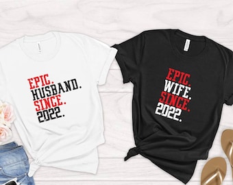 Shirts Gifts for Wedding Anniversary 2 Mishozi Best Wife Since 2016 Long Sleeve T-Shirt Unisex