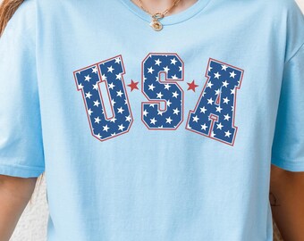 USA Flag T-Shirt: Patriotic 4th of July Tee for Men & Women