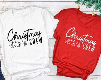 Christmas Crew Tshirt, Christmas Gift Shirts, Family Matching Tee, Christmas Family T-Shirt, Xmas Holiday Tees, Christmas Matching Shirt