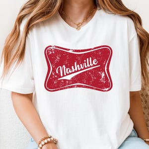 Retro Nashville Country Music Tee: Distressed Western Style
