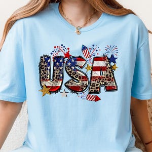 USA Flag T-Shirt: Patriotic 4th of July Independence Day Tee