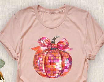 Fall Pumpkin T-Shirt, Thanksgiving Pumpkin Shirt, Pumpkin Spice Tee, Pumpkin Halloween Shirt, Cute Fall Shirt, Graphic Tee For Women