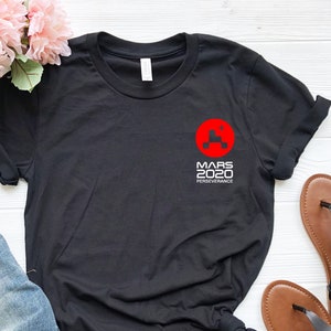 Nasa Mars Pocket Shirt, Mars 2020 T-Shirt, Occupy Mars, Perseverance Tshirt, Mars Rover Tees, Rover Mission Outfit, Perseverance Rover Tops