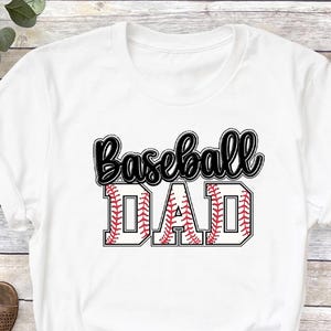 Baseball Dad Shirt, Father's Day Gift for Him, Baseball Shirt for Husband, Gift for Dad, Baseball Lover Tee, Dad Gift Idea