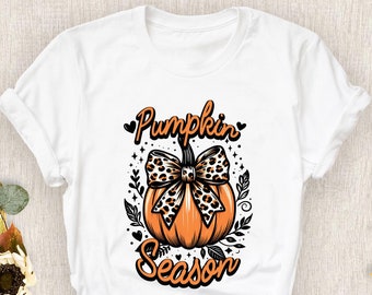 Pumpkin Season Graphic T-Shirt, Fall Halloween Tee