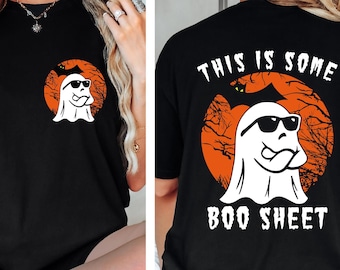 This Is Some Boo Sheet T-Shirt, Funny Halloween Ghost Shirt, Retro Halloween Gift, Retro Halloween Shirt, Boo Sheet Shirt, Halloween Tee