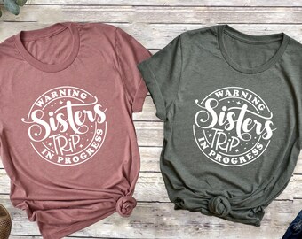 Sisters Trip Shirt: Matching Girls Vacation Tee