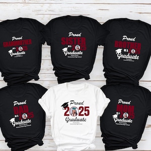 Graduation 2025 T-Shirts - Proud Graduate Custom Tees For Family, Mom, Dad