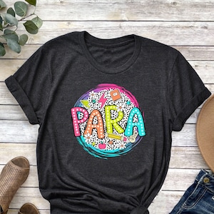 Camiseta de Para, Camiseta de Paraprofesional, Camiseta de Maestro, Regalo de Paraprofesional, Camiseta de Maestro de Comportamiento, Camiseta de Paraeducador, Camisetas de Escuadrón Para