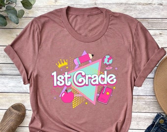 Back To School Kids Shirt, First Day of First Grade Shirt,Back to School Shirt, 1st Grade Shirt, Hello First Grade Shirt, First Grade Shirt