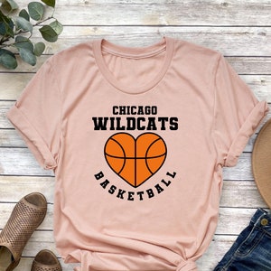 Custom Basketball Heart Shirt, Personalized Basketball T-Shirt, Basketball City and Team Name Shirt, Game Day Tshirt, Basketball Mom Shirts