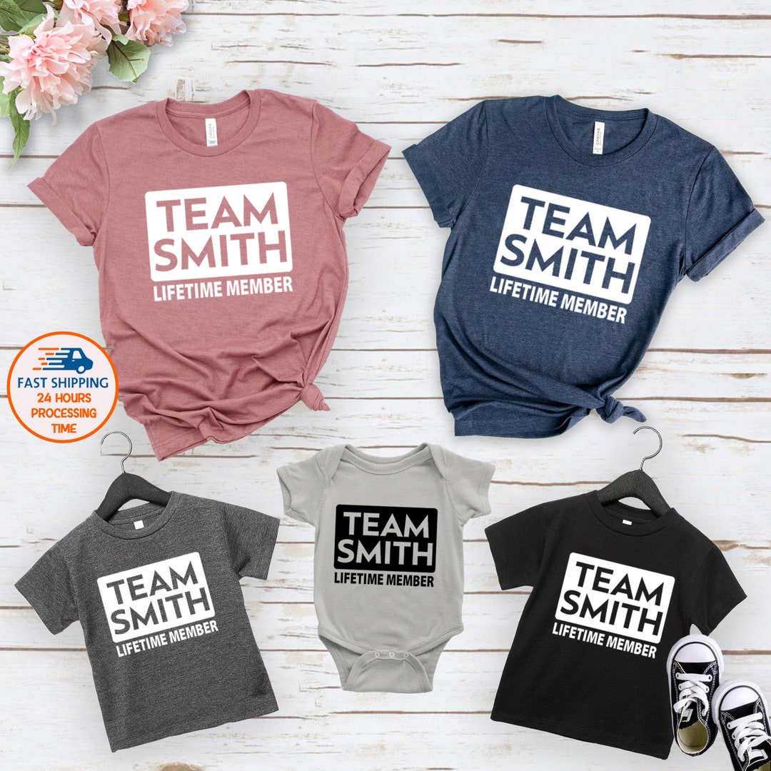 Custom Family T-Shirts: Matching Personalized Team Tees