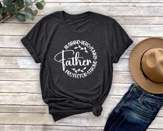 Protector Strong Dad Shirt, Funny Father Tee, I Mean Father Shirt, Father and Son Gift, New Dad Gift, Hero Dad T-Shirt, Gift for Father