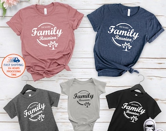 Custom Family Reunion T-Shirt: Personalized Matching Vacation Tee