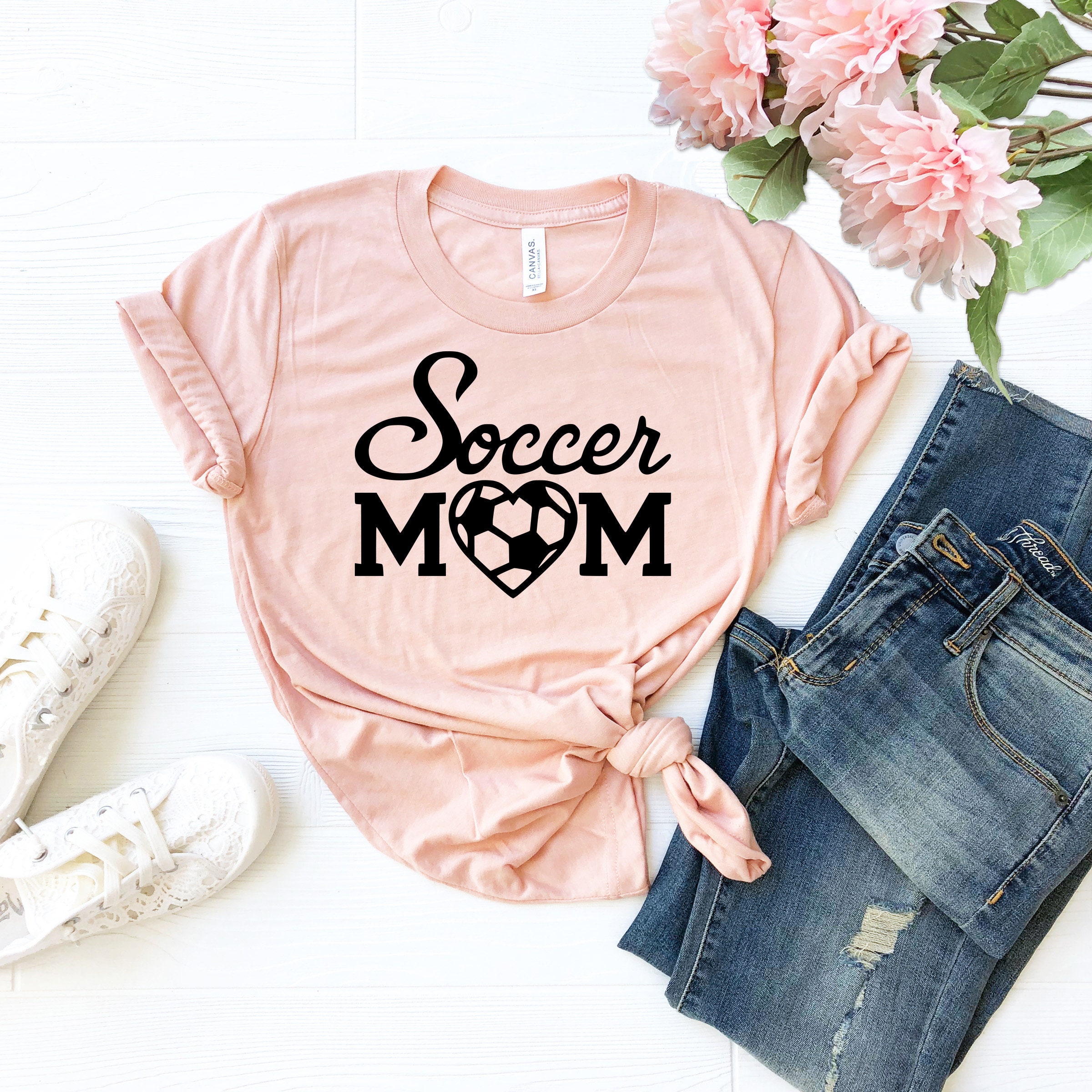 Soccer Mom Shirts Birthday Gifts for Her Mom Life Tops | Etsy