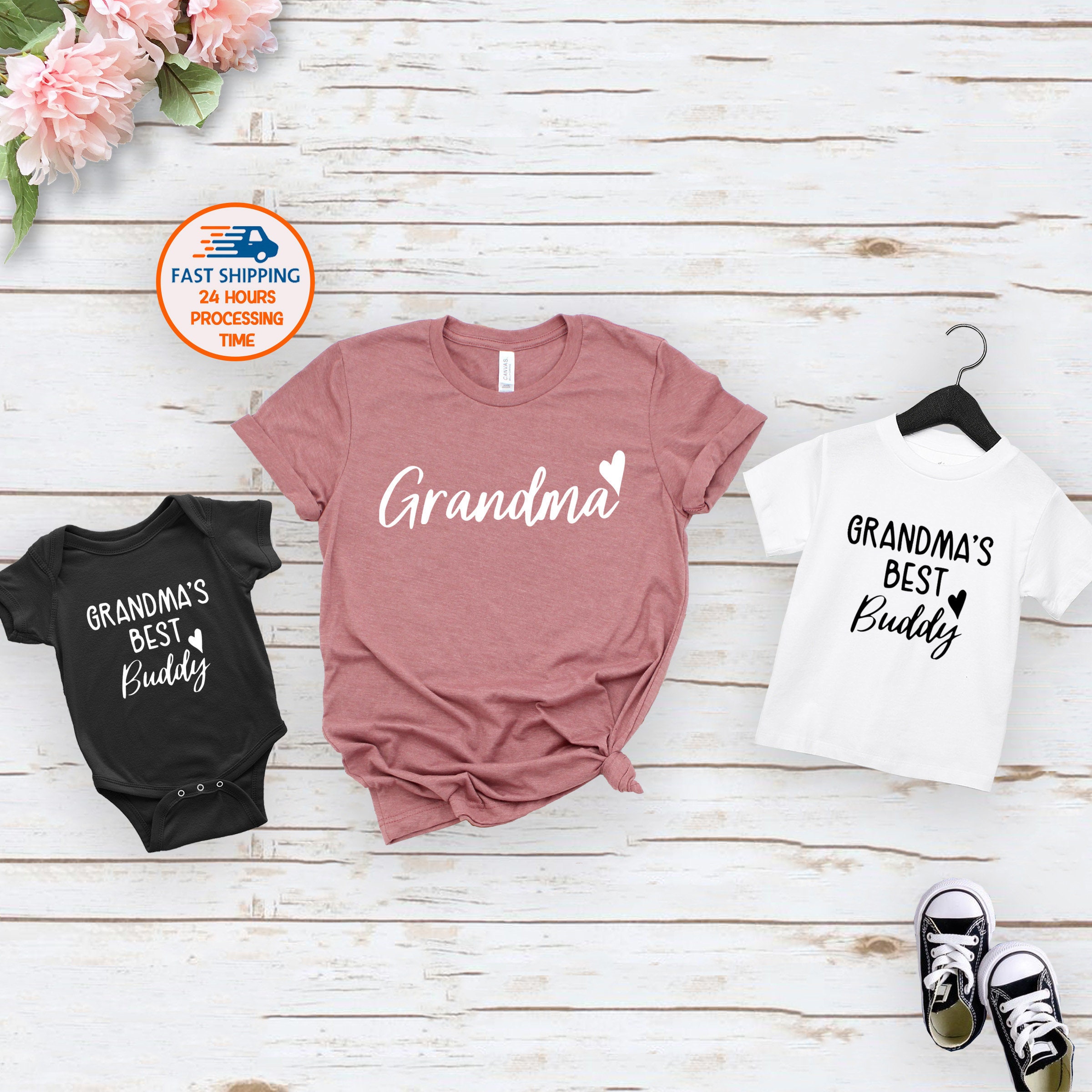 thumbnail image 2 of SilkRoadTees Funny Grandpa & Grandma Matching T-Shirts – Cool Graphic Tees For Grandparents (100% Cotton) 2 of 6