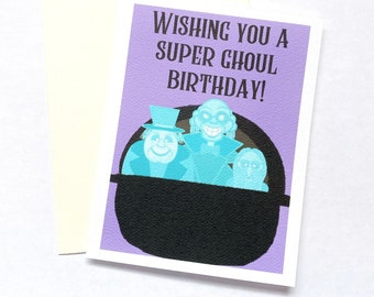 Haunted Mansion Birthday Card | Happy Haunts Card | Personalized Card