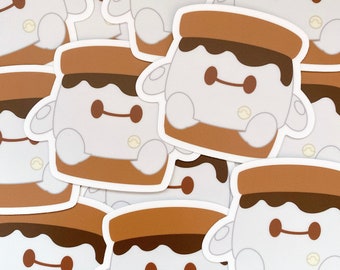 Munchlings Baymax Sticker | Disney sticker water bottle planner skateboard laptop cell phone iPhone