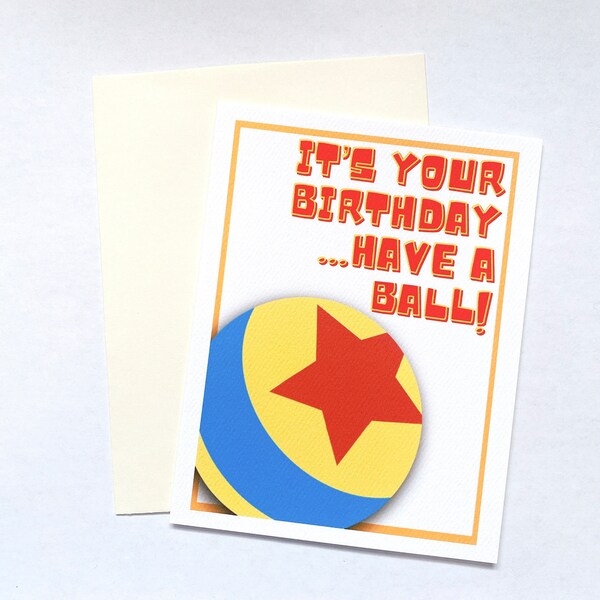 Luxo Ball Birthday Card | Personalized Card