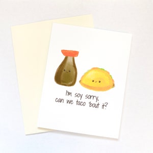 Sorry Card | I’m Sorry Card | Cute Card | Personalized Card | Pun Card
