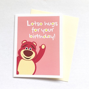 Toy Story Lotso Birthday Card | Personalized Card