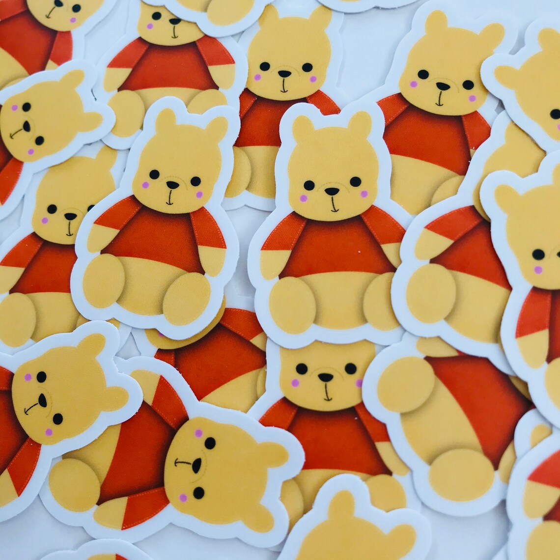 Vinyl Pooh Bear Sticker Water Bottle Sticker Laptop Etsy
