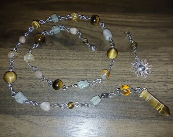 Apollo inspired pendulum, Apollo  prayer beads , Apollo Transformer Style pendulum necklace , stainless steel