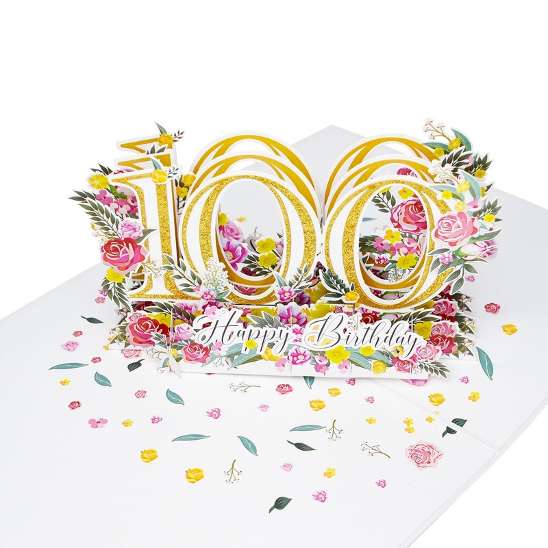 100th Birthday Card - Etsy
