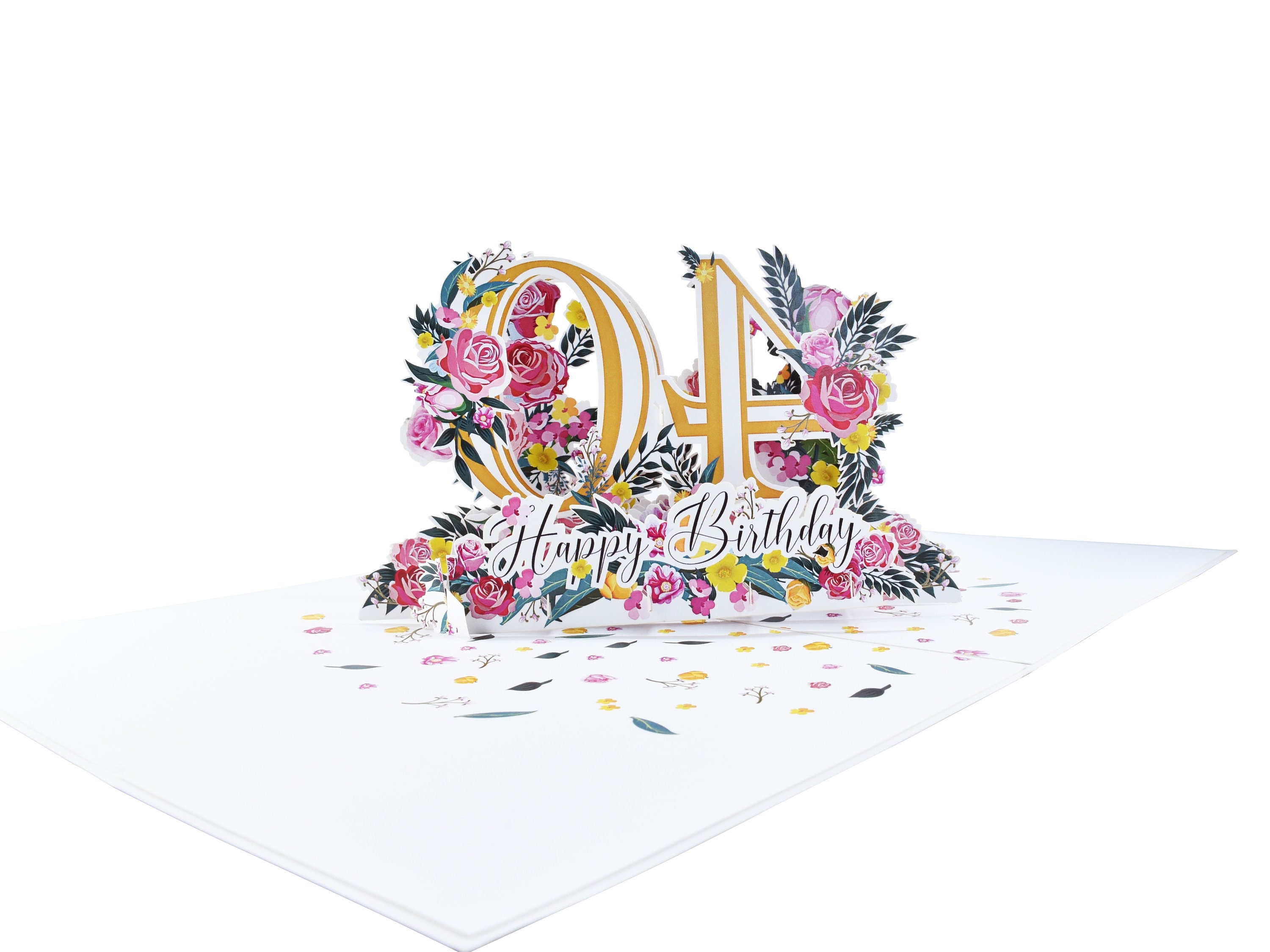Happy 40th Birthday Pop up 3D Greeting Card - Etsy