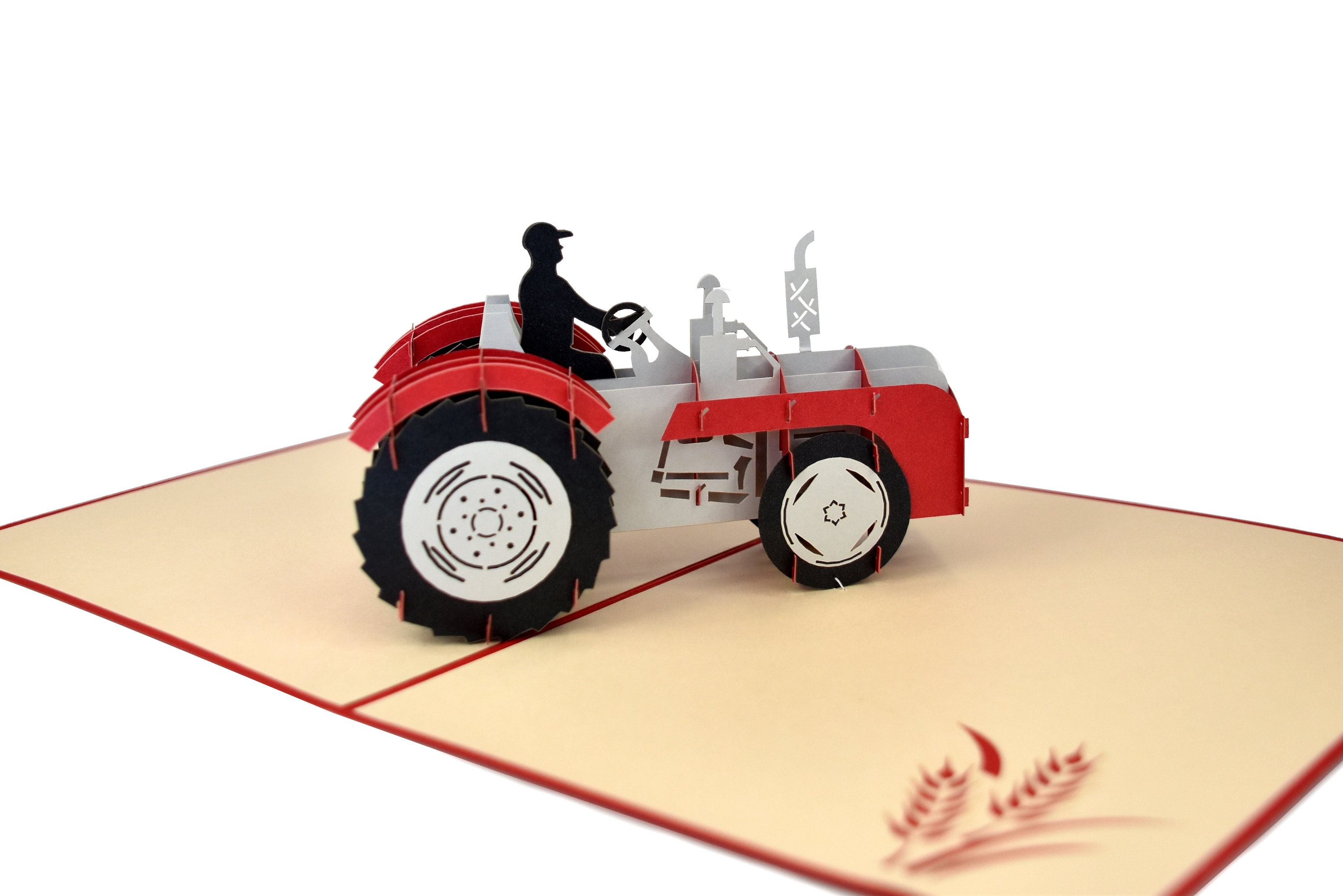 thumbnail image 2 of 3D Tractor Pop Up Greeting Card - Perfect For Father's Day, Birthday & Special Occasions 2 of 12